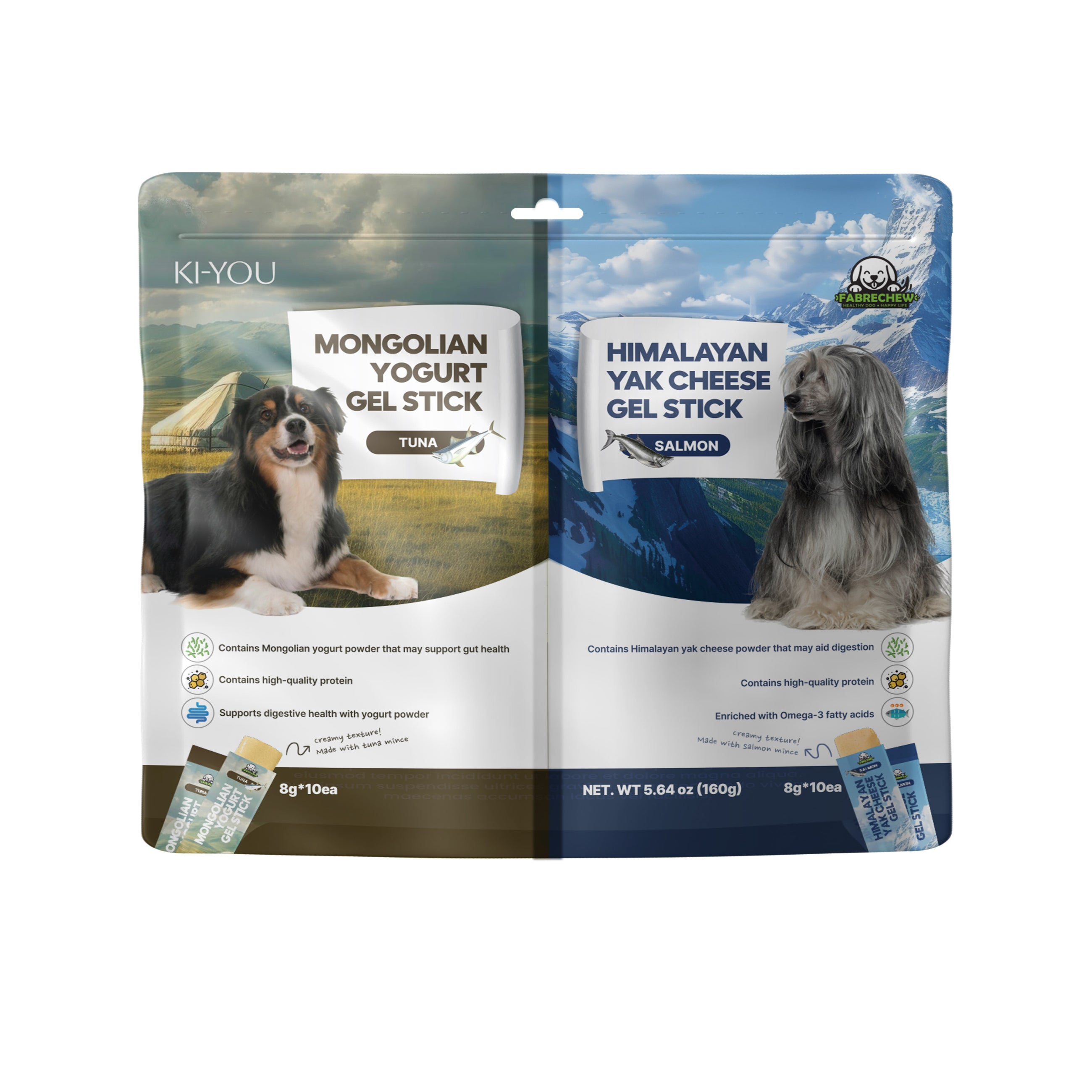 Mongolian Yogurt & Himalayan Yak - 2 in1 Gel Stick