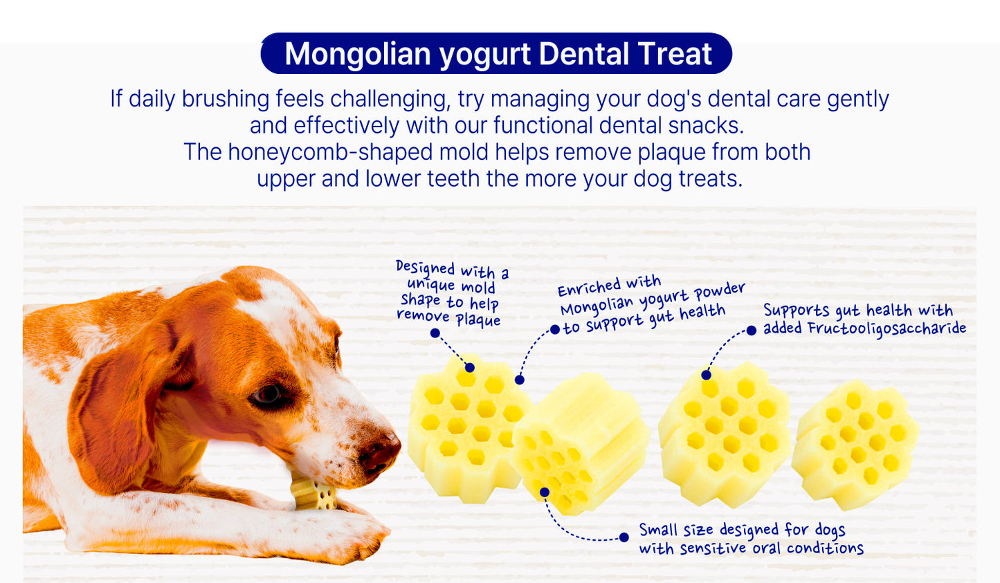 Fabrechew Mongolian Yogurt Treat - 200g