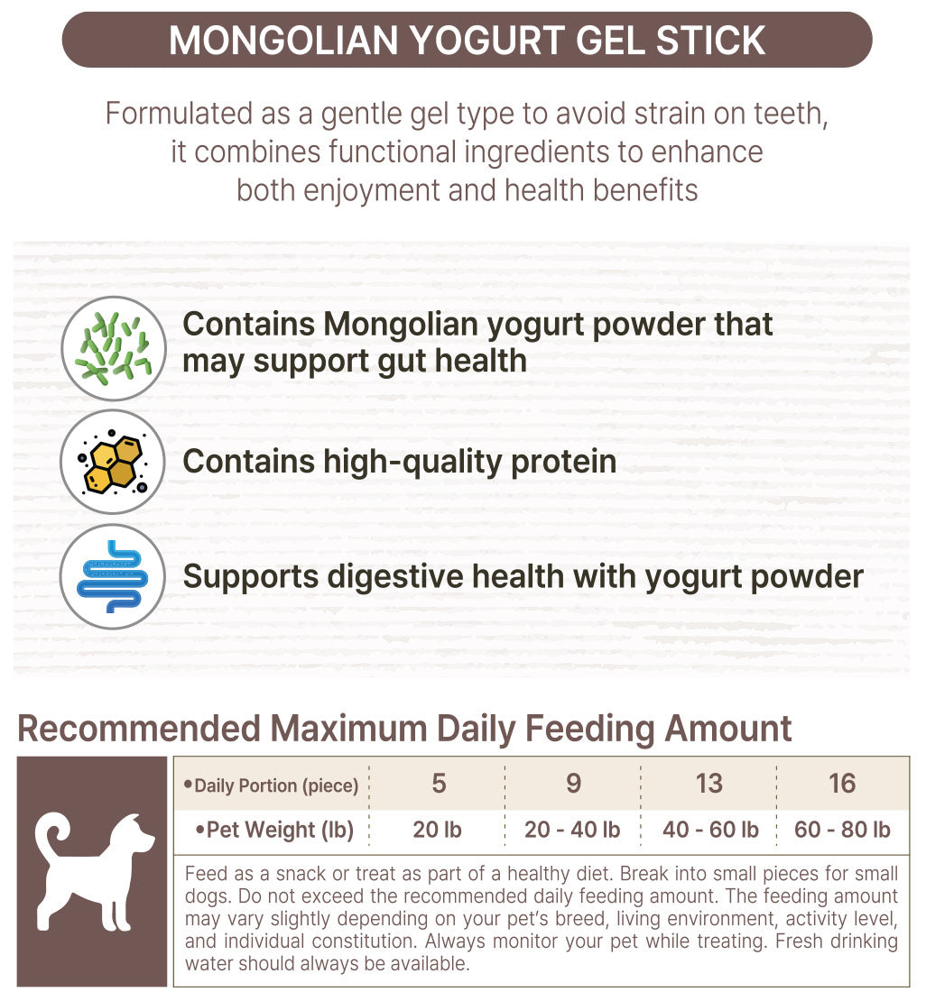 Fabrechew 2 in1 Gel Stick - Mongolian Yogurt / Himalayan Yak
